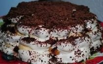 Торт без выпечки из печенья и творога «Супер рецепты»